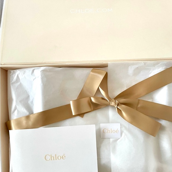 BNIB CHLOE MEDIUM WOODY CANVAS TOTE BAG. FULL SET💰Below Retail - Picture 6 of 10